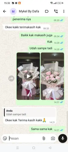 Testimonial Buket Bunga salamjaya