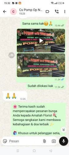 Testimonial Papan Bunga salamjaya